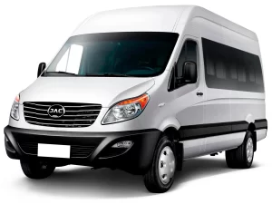 Camioneta van Jac transporte incentivos cancun